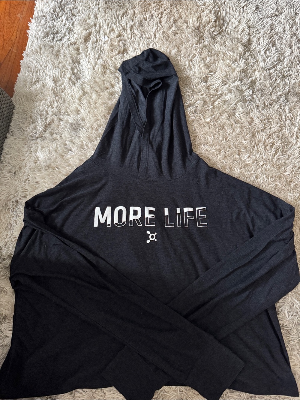 Viori Orangetheory Light Weight Hooded Long Sleeve